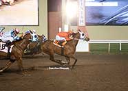 First Prize Diamonds wins Decketta Stakes | Photo by Dustin Orona