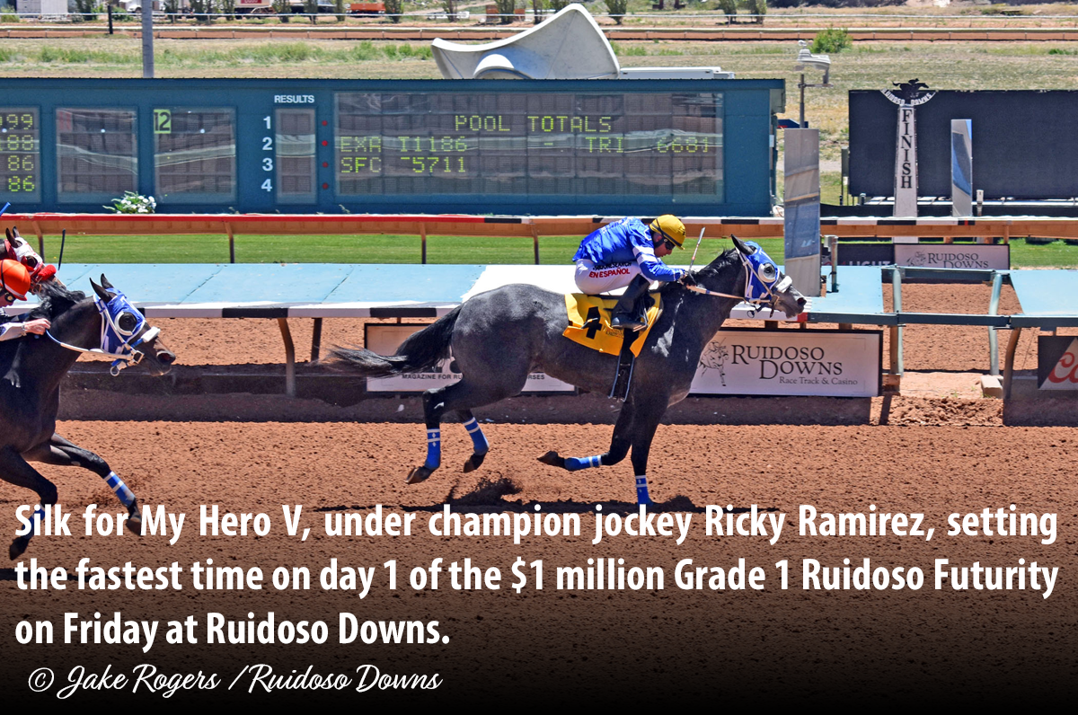 Silk For My Hero V Ruidoso Downs Futurity Qualifier