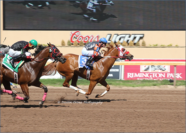 Mr James Quick Pulls Upset in the Jack Brooks Stakes at Remington Park. © Dustin Orona Photography Mr James Quick Pulls Upset in the Jack Brooks Stakes at Remington Park. © Dustin Orona Photography